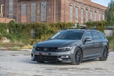 Cup Spoilerlippe Front Ansatz V.2 passend für VW Passat R-Line B8 schwarz Hochgl