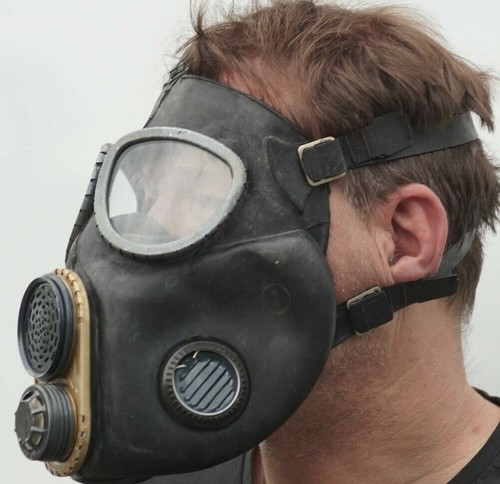 Gasmaske prepper black - gasmaske,