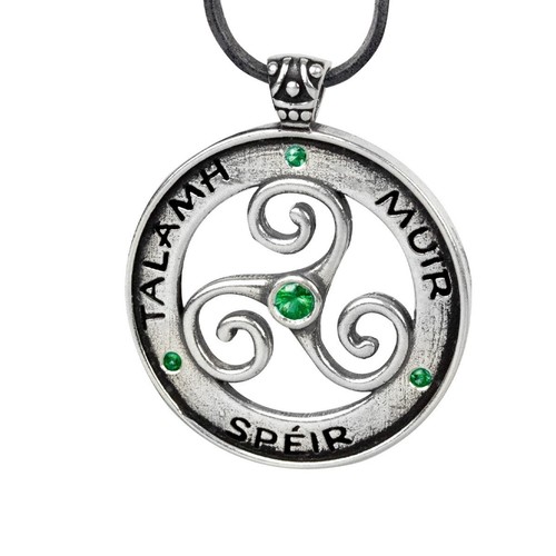Keltische triskele amulett - triskele,