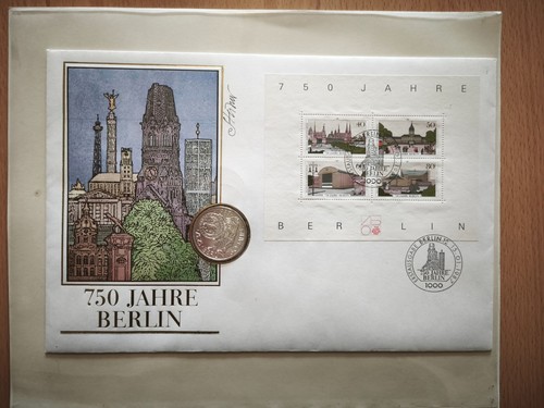 750 jahre berlin numisbrief - jahre,