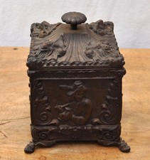 Eisenkunstguss Tabakdose mit