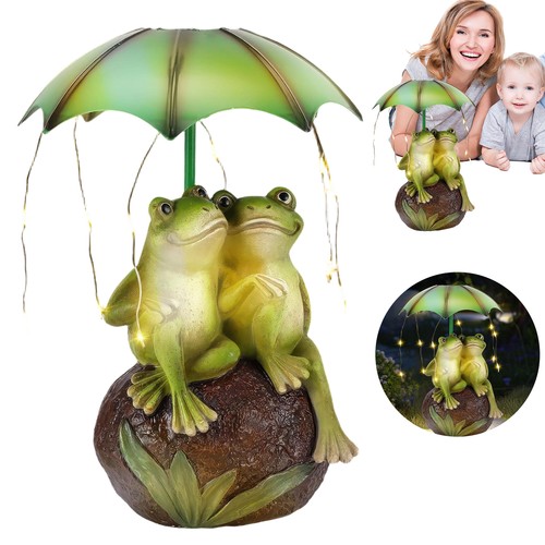 Garten deko frosch mit led - garten,