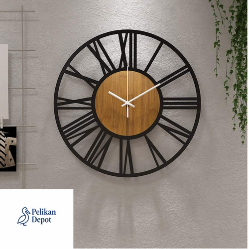 Runde wanduhr haitang cm - wanduhr,