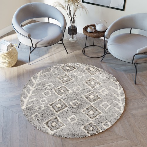 Shaggy teppich rund langflor - shaggy,