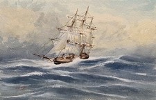 Aquarell horst dumann fregatte - horst,