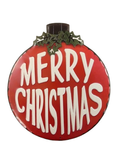 Blechschild merry christmas - blechschild, 40