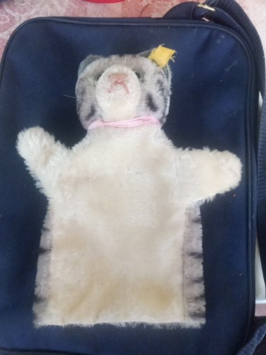 Steiff handpuppe katze - handpuppe,