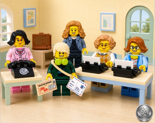 Lego figuren büroleiterin - lego®,