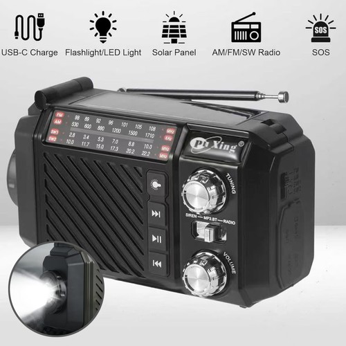 Notfallradio 1200mah solar - 1200mah,