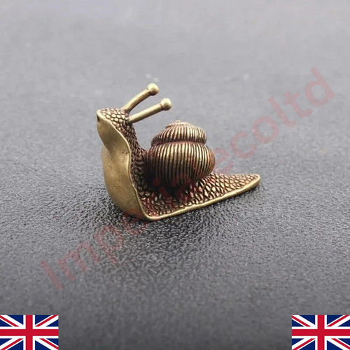 Messing schnecke tier statue - messing,