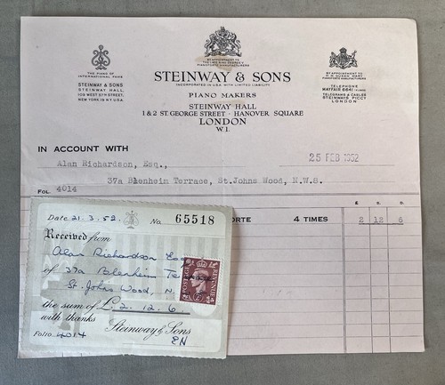 Steinway sons 1952 piano - steinway, &