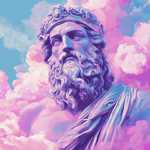 Wandtattoo aufkleber gott zeus - aufkleber,