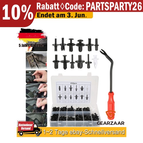 350tlg befestigung niete clips - 350tlg,
