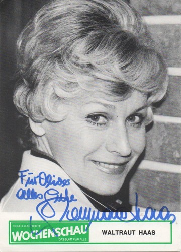 Waltraut haas original - waltraut, †