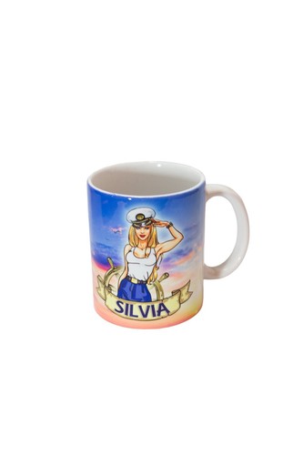 Silvia namensbecher becher - silvia,