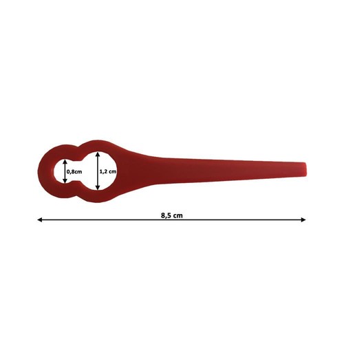 Ersatz plastik messer - 20,