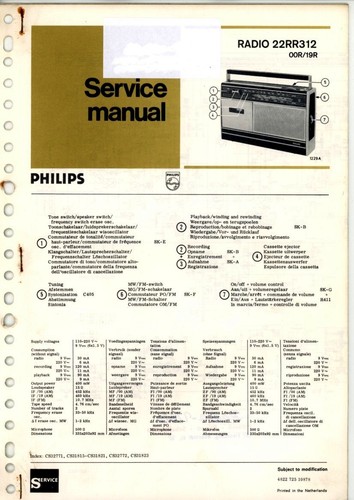 Philips service manual für - philips,