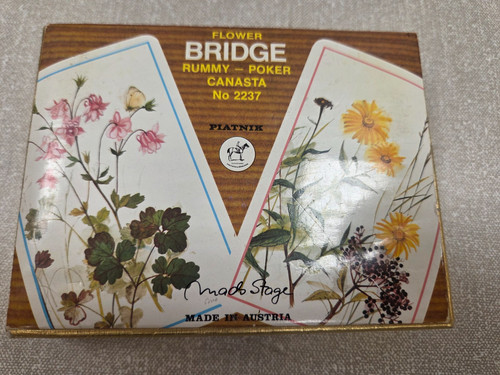Piatnik flower bridge rommé - piatnik,