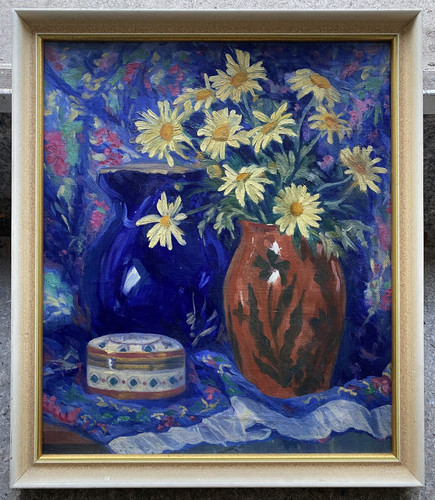 Schönes stillleben mit blumen - schönes,