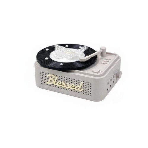 Mini-Plattenspieler-Lautsprech