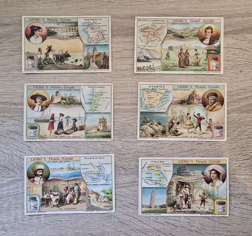 Liebig sammelbilder länder - liebig,