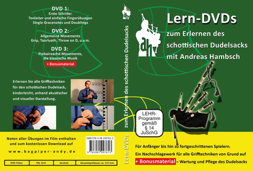 Dudelsack lern dvds - dvds,