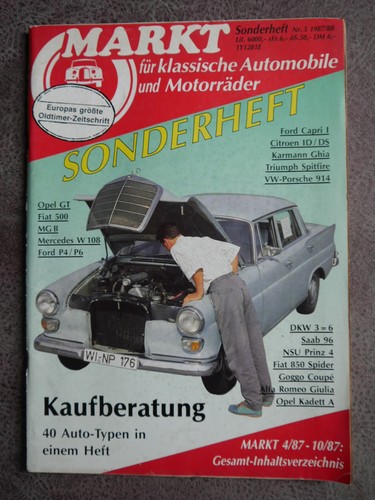 Oldtimer markt sonderheft - sonderheft, nr