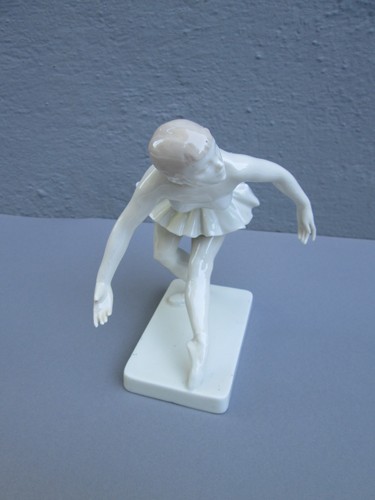 Porzellan figur ballerina - porzellan,