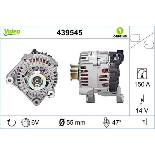 Generator valeo 439545 - 439545,