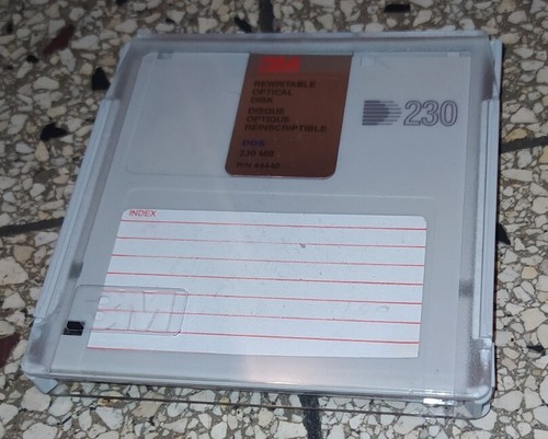 Rewritable optical diskette - 3m,