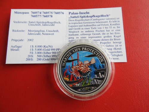 Palau dollar 2002 silber - 5,