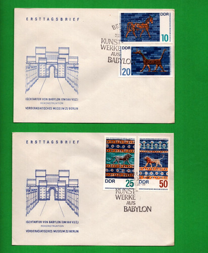 Fdc ddr 1966 ersttagsbriefe - fdc,