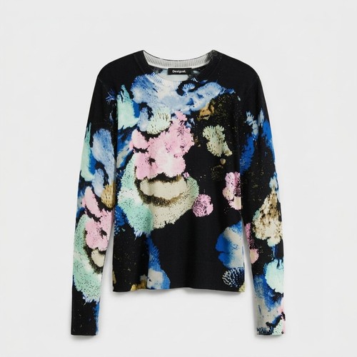 Desigual pullover blau m - pullover,, blau,