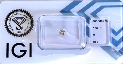 Natürlicher diamant mit - mit, igi