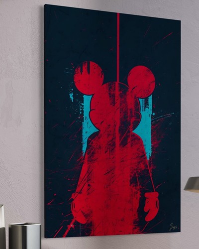 Micky maus leinwand bild - micky,
