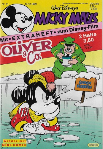 Micky maus 1989 mit - maus, nr.51