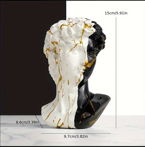 Moderne david büste skulptur - moderne, david-büste