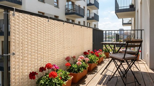 Rattan balkonverkleidung - pe-rattan,