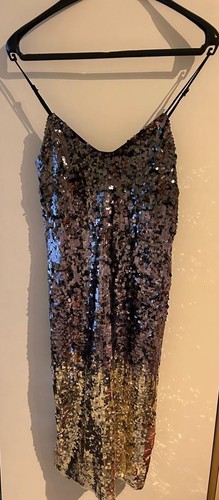 Pailetten cocktailkleid - pailetten,