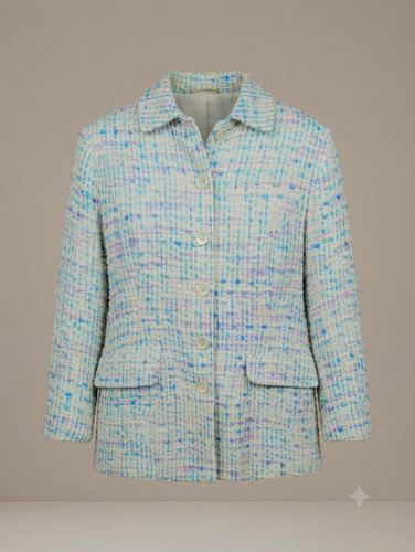 Damen bouclé jacke - damen, bouclé-jacke
