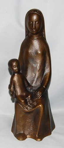 Bronzefigur madonna mutter - bronzefigur,, madonna,