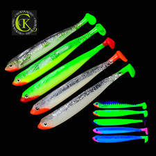 Gummifisch 13cm shad - 5x, uv
