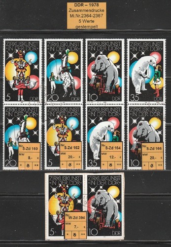 Ddr zirkuskunst lot - -,