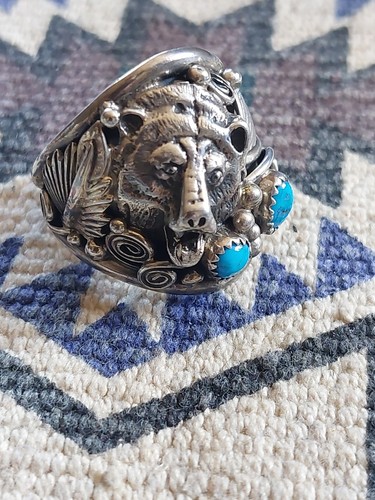 Navajo ring grizzly - ring, bär