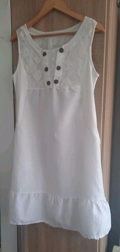 Kleid leinenkleid sommerkleid - ,