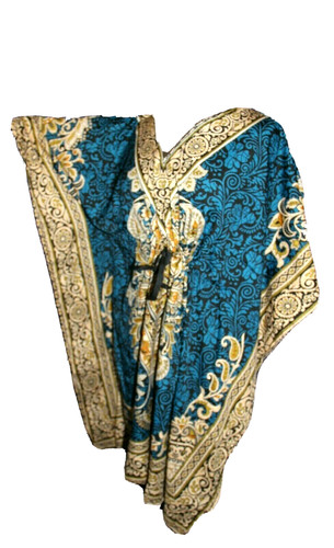 Kaftan kimono petrol - petrol, m