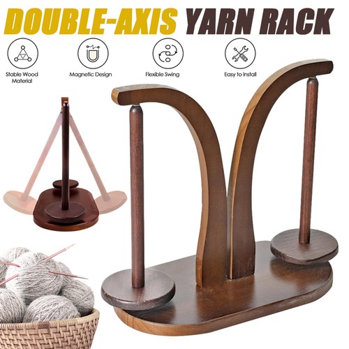Garnknäuelhalter aus holz - garnknäuelhalter, –