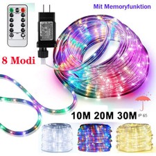 200-300 LED Lichterschlauch Party Lichtschlauch Außen/Innen IP65 Lichterkette DE