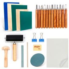 26 Stück Lino-Schneid und