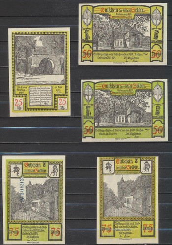 Soldin stadt 10x notgeld - soldin,